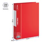 Папка на 2 кольцах Berlingo "Standard", 40мм, 700мкм, красная