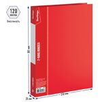 Папка на 2 кольцах Berlingo "Standard", 25мм, 700мкм, красная