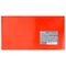 Папка-конверт на кнопке Berlingo, С6, 180мкм, красная
