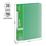 Папка с 30 вкладышами Berlingo "Diamond", 17мм, 700мкм, зеленая