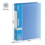 Папка на 4 кольцах Berlingo "Diamond", 40мм, 700мкм, синяя