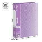 Папка на 4 кольцах Berlingo "Diamond", 40мм, 700мкм, фиолетовая