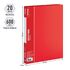 Папка с 20 вкладышами Berlingo "Standard", 14мм, 600мкм, красная