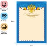 Благодарственное письмо А4, ArtSpace, мелованный картон