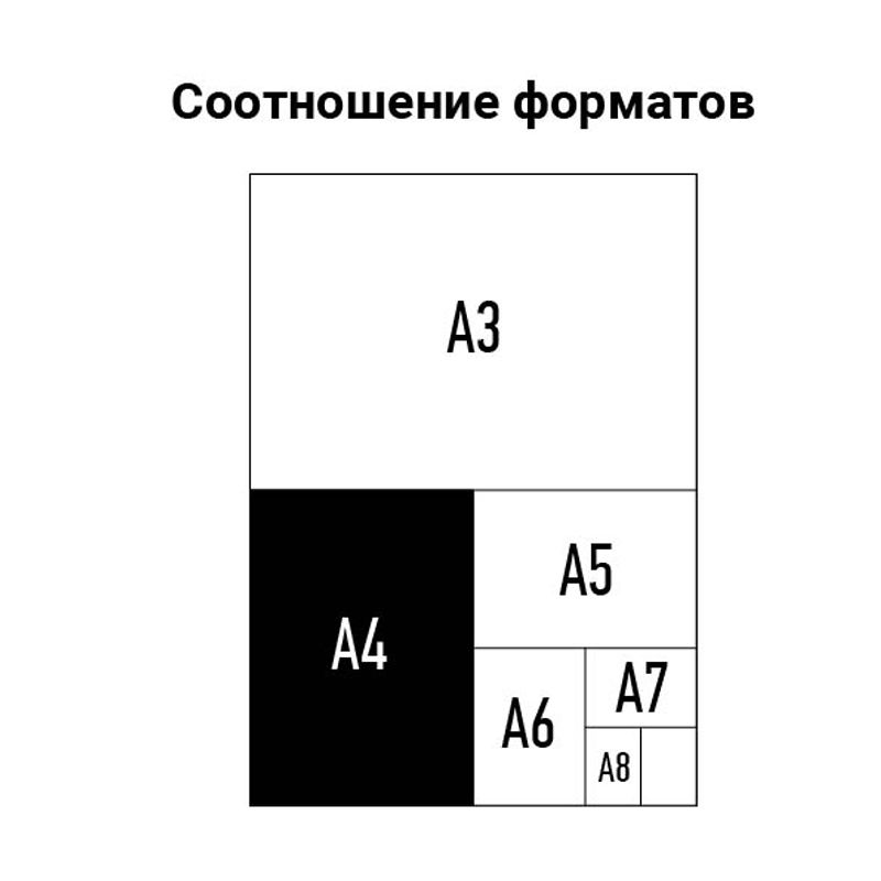 Пленка для ламинирования А4 OfficeSpace 216*303мм, 60мкм, глянец, 100л.