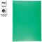 Обложка А4 OfficeSpace "PVC" 180мкм, "Кристалл" прозрачный зеленый пластик, 100л.