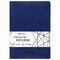 Тетрадь 48 л. в клетку обложка гладкий кожзам, сшивка, A5 (147х210мм), ТЕМНО-СИНИЙ, BRAUBERG VIVA, 403889