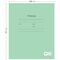 Тетрадь 24л., клетка ArtSpace "Однотонная. Зеленая"