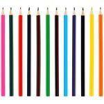 Карандаши цветные ArtSpace "Космонавты", 12цв., заточен., картон, европодвес