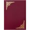 Папка адресная "Виньетка" OfficeSpace, А4, бумвинил, бордовый, инд. упаковка