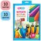 Набор крепированной бумаги ArtSpace, А4, 32г/м2, 10 листов, 10 цветов, в папке