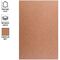 Обложка А4 OfficeSpace "Кожа" 230г/кв.м, кофейный картон, 100л.