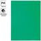 Обложка А4 OfficeSpace "PVC" 200мкм, прозрачный зеленый пластик, 100л.