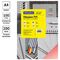Обложка А4 OfficeSpace "PVC" 200мкм, прозрачный красный пластик, 100л.