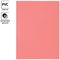 Обложка А4 OfficeSpace "PVC" 200мкм, прозрачный красный пластик, 100л.