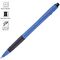 Ручка шариковая автоматическая OfficeSpace синяя, 0,7мм, грип, цветной корпус