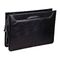 Портфель OfficeSpace "Irena", кожзам, черный, 2 отделения, молния, задвиг. ручки