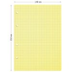 Сменный блок 80л., А5, ArtSpace, желтый, пленка т/у