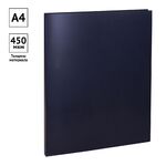 Папка с пружинным cкоросшивателем OfficeSpace А4, 14мм, 450мкм, пластик, черная