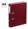 Папка-регистратор OfficeSpace, 50мм, бумвинил, с карманом на корешке, бордовая