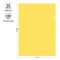 Папка-уголок OfficeSpace А4, 150мкм, пластик, прозрачная желтая