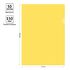 Папка-уголок OfficeSpace А4, 150мкм, пластик, прозрачная желтая