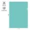 Папка-уголок OfficeSpace А4, 150мкм, пластик, прозрачная зеленая