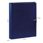 Папка архивная с мягкими клапанами OfficeSpace, покрытие БВ, с 4 завяз., ширина корешка 50мм,ассорти