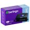 Дырокол Berlingo "Office Soft" 10л., пластиковый, черный, с линейкой