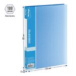 Папка с зажимом Berlingo "Diamond", 17мм, 700мкм, синяя