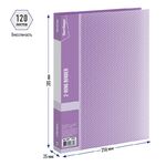 Папка на 2 кольцах Berlingo "Diamond", 25мм, 700мкм, фиолетовая