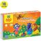 Пластилин Мульти-Пульти "Приключения Енота", 18 цветов, 360г, со стеком, картон