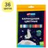 Карандаши цветные ArtSpace "Космонавты", 36цв., заточен., картон, европодвес