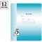 Тетрадь 12л., узкая линия ArtSpace "Пятерка", офсетная обложка