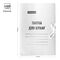 Папка для бумаг с завязками OfficeSpace, картон мелованный, 280г/м2, белый, до 200л.