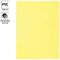 Обложка А4 OfficeSpace "PVC" 200мкм, прозрачный желтый пластик, 100л.