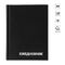 Ежедневник недатир. А6, 160л., бумвинил, OfficeSpace, черный