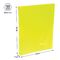 Папка c зажимом Berlingo "Neon", 17мм, 700мкм, неоновая желтая