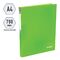 Папка на 4 кольцах Berlingo "Neon", 25мм, 700мкм, неоновая зеленая