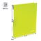 Папка на 4 кольцах Berlingo "Neon", 25мм, 700мкм, неоновая желтая