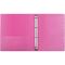 Папка на 4 кольцах Berlingo "Neon", 25мм, 700мкм, неоновая розовая