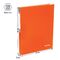 Папка на 4 кольцах Berlingo "Neon", 25мм, 700мкм, неоновая оранжевая