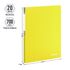 Папка с 20 вкладышами Berlingo "Neon", 14мм, 700мкм, неоновая желтая