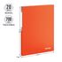 Папка с 20 вкладышами Berlingo "Neon", 14мм, 700мкм, неоновая оранжевая