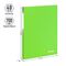 Папка с 40 вкладышами Berlingo "Neon", 21мм, 700мкм, неоновая зеленая