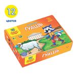 Гуашь Мульти-Пульти "Енот в Греции", 12 цветов, 17,5мл, картон