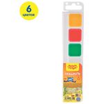 Акварель Мульти-Пульти "Енот в Красном море", медовая, 06 цветов, без кисти, пластик, европодвес