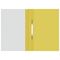 Папка-скоросшиватель пластик. OfficeSpace А4, 120мкм, желтая с прозр. верхом