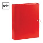 Папка архивная с жесткими клапанами OfficeSpace, покрытие БВ, с 4 завязками, ширина корешка 50мм