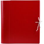 Папка архивная с мягкими клапанами OfficeSpace, покрытие БВ, с 4 завязками, ширина корешка 120мм, ассорти